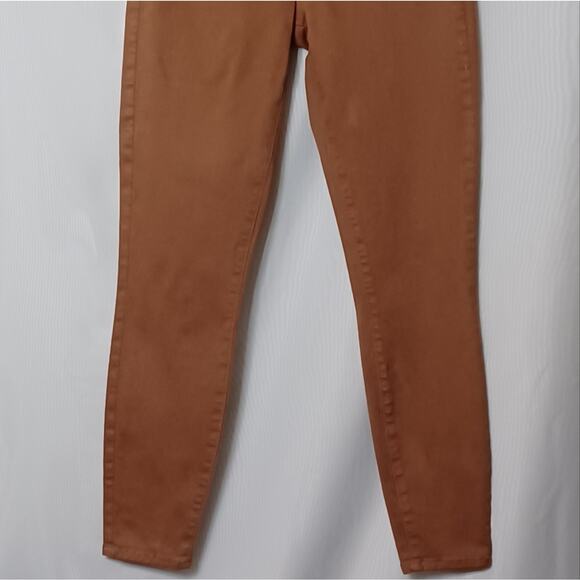 L'AGENCE MARGOT High Rise Skinny Java Coated Jeans. 25 - Picture 7 of 14